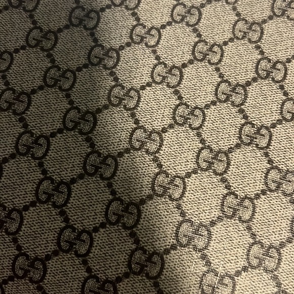 Gucci neosupreme pouch gg wristlet purse tan brown yellow gold AS IS - Picture 11 of 15